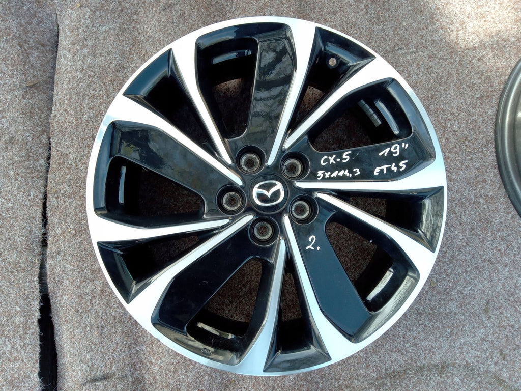 1x Alufelge 19 Zoll 5x114.3 9965427090 Mazda Cx-5 Rim Wheel FEL5331900169nn