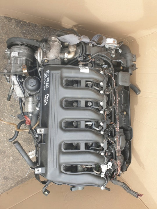 Motor BMW E60 E61 M57D3001 3.0 218PS 245TKm Diesel Engine Unkomplett MOT8901481325nc