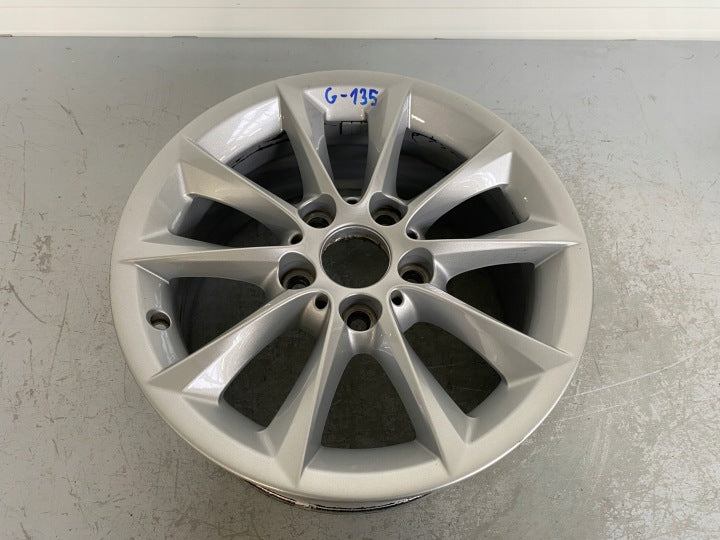 1x Alufelge 16 Zoll 7.0" 5x120 40ET Silber 6796200 BMW 1 F20 Rim Wheel FEL1528839251dt