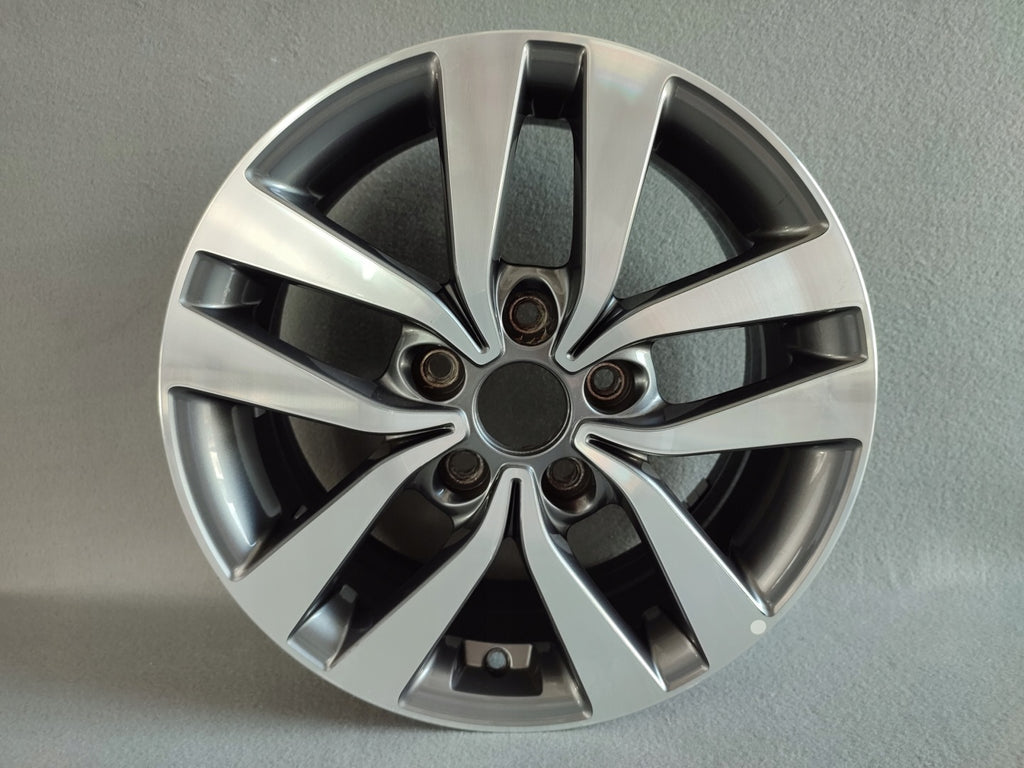 1x Alufelge 16 Zoll 6.5" 5x114.3 50ET Glanz 52910-64200 Hyundai I30 Mg Rim Wheel FEL6848132578pf