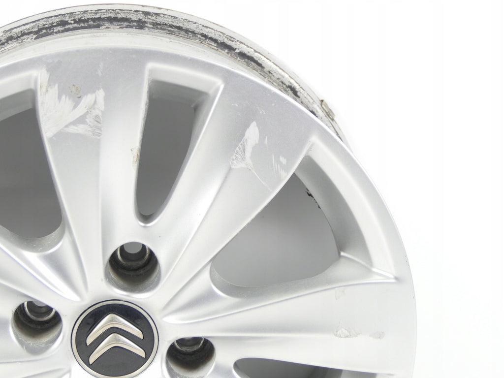 1x Alufelge 15 Zoll 6.0" 4x108 9685691980 Citroën C3 II Hatchback Rim Wheel FEL7708989771bm