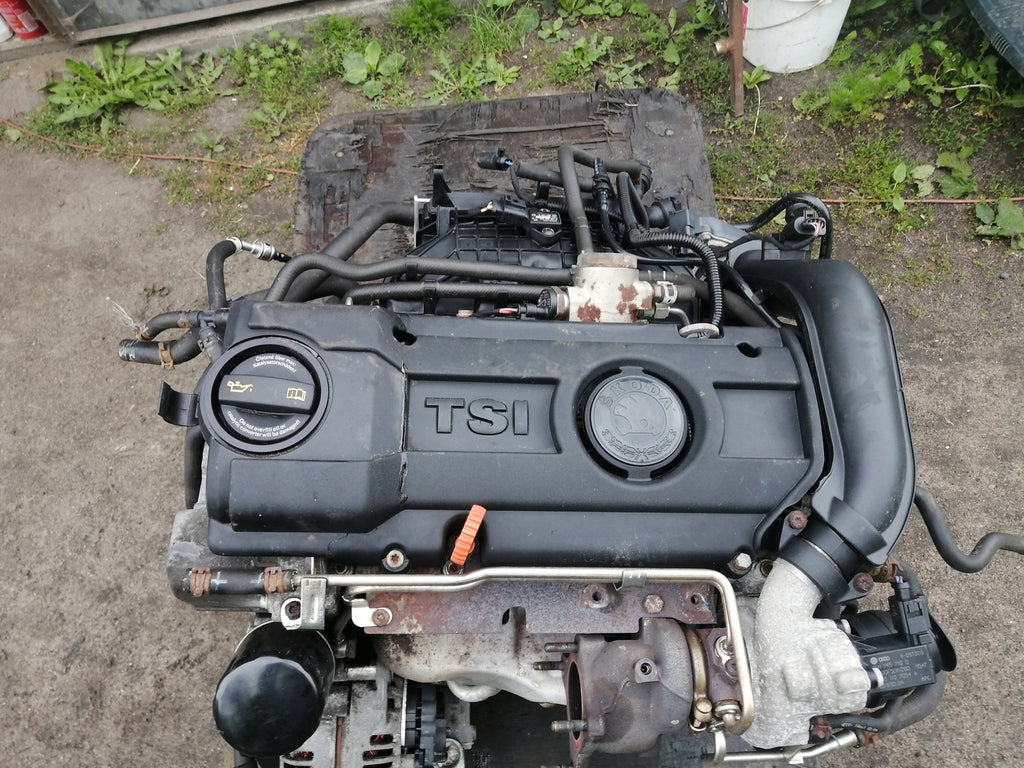 Motor Audi Skoda Octavia II CAXC CAXA 1.4 TSI 166TKm Benzin Engine Komplett