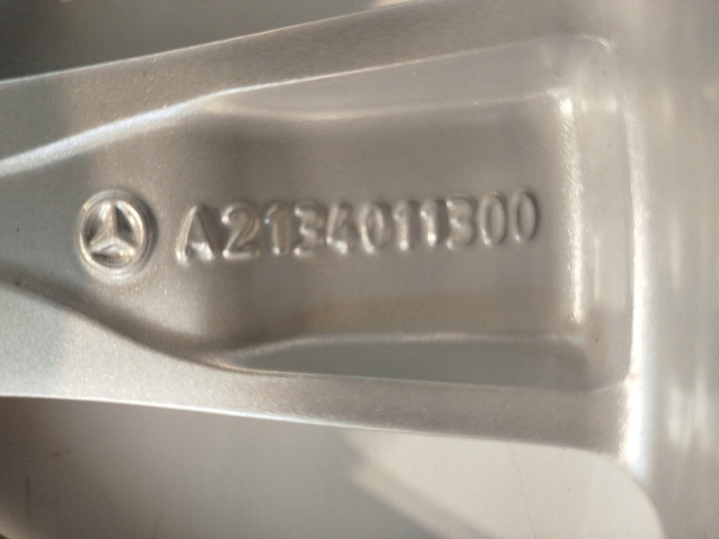 1x Alufelge 17 Zoll 7.5" 5x112 40ET Glanz Silber A2134011300 Mercedes-Benz FEL2067890228cd