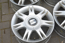 Laden Sie das Bild in den Galerie-Viewer, 4x Alufelge 15 Zoll 6.0" 5x100 43ET Seat Ibiza Polo Rim Wheel FEL4520043095zw