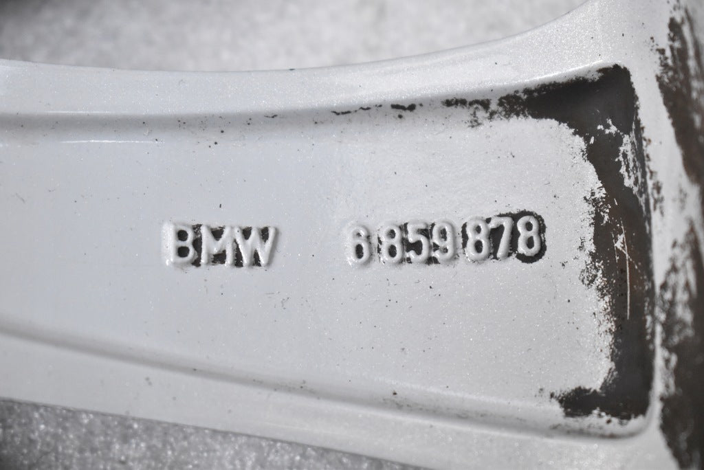 1x Alufelge 19 Zoll 9.5" 5x120 39ET Glanz Silber 6859878 BMW 7 F01 F02 F03 F07 FEL8446916589xx