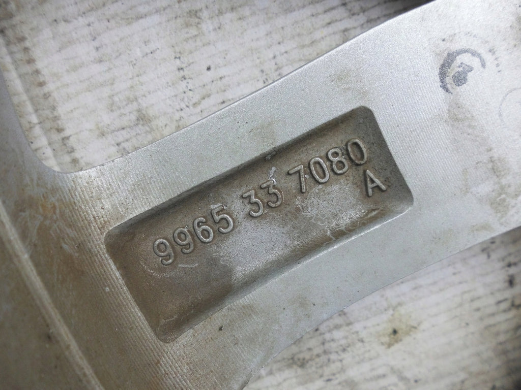 1x Alufelge 18 Zoll 7.0" 5x114.3 50ET Glanz Graphit 9965337080 Mazda Iii