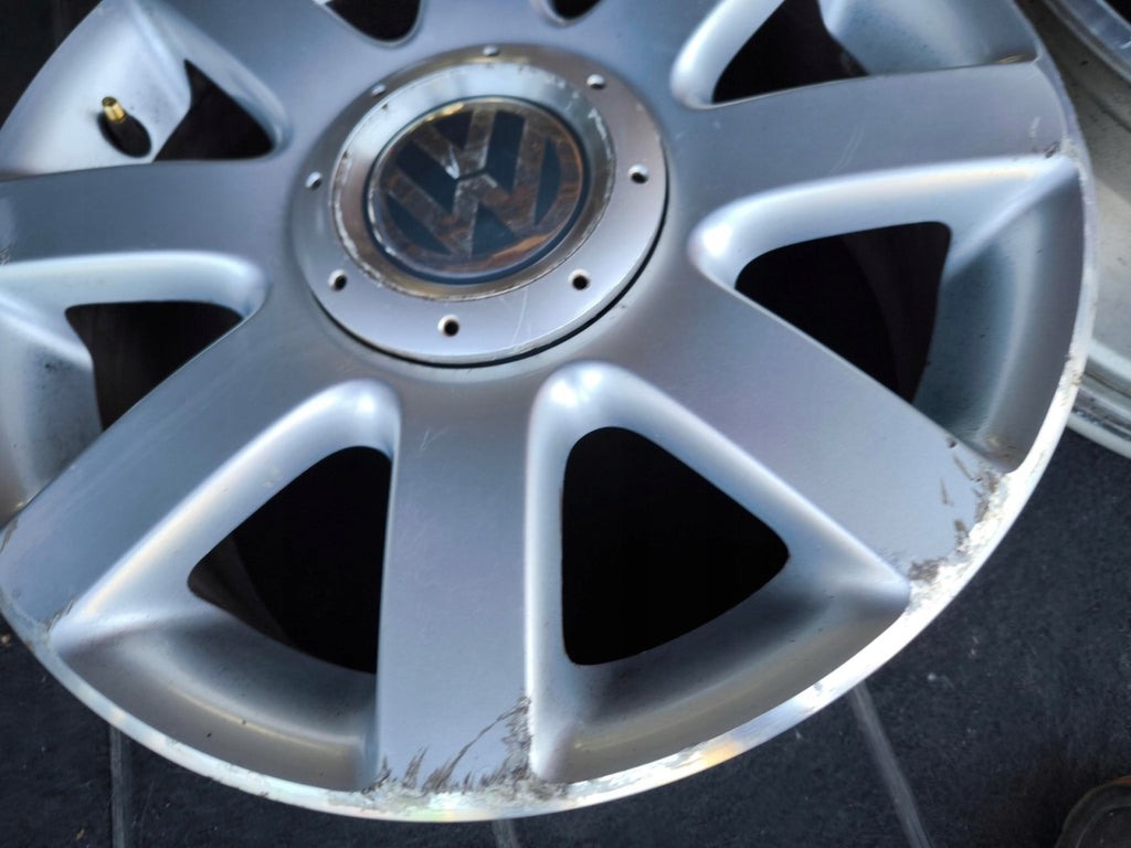 4x Alufelge 16 Zoll 6.5" 5x112 50ET 1K0601025R Audi 100 Leon Octavia Passat FEL5184606115yv