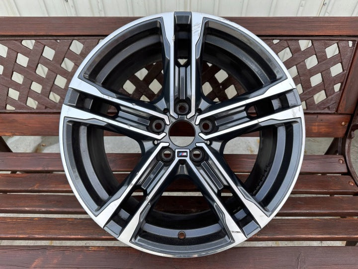 1x Alufelge 18 Zoll 8.0" 5x112 57ET Glanz Graphit 8092352 BMW F44 1 F40 Mg FEL9716623834vd