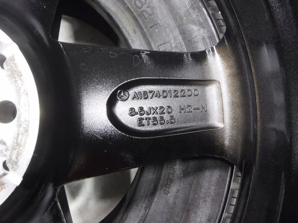 1x Alufelge 20 Zoll 8.5" 5x112 55ET Glanz Schwarz A1674012200 Mercedes-Benz Gle FEL9103888669ci