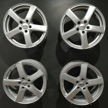 Laden Sie das Bild in den Galerie-Viewer, 4x Alufelge 17 Zoll 7.0" 5x112 48 5ET Glanz Silber Seat Leon Rim Wheel FEL2511897280bp