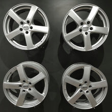 Laden Sie das Bild in den Galerie-Viewer, 4x Alufelge 17 Zoll 7.0" 5x112 48 5ET Glanz Silber Seat Leon Rim Wheel FEL2511897280bp