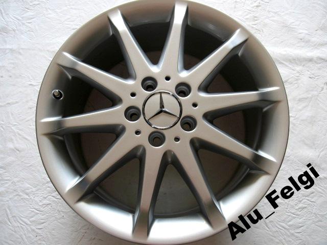 1x Alufelge 18 Zoll 8.0" 5x112 67ET Glanz Silber A2514011102 Mercedes-Benz