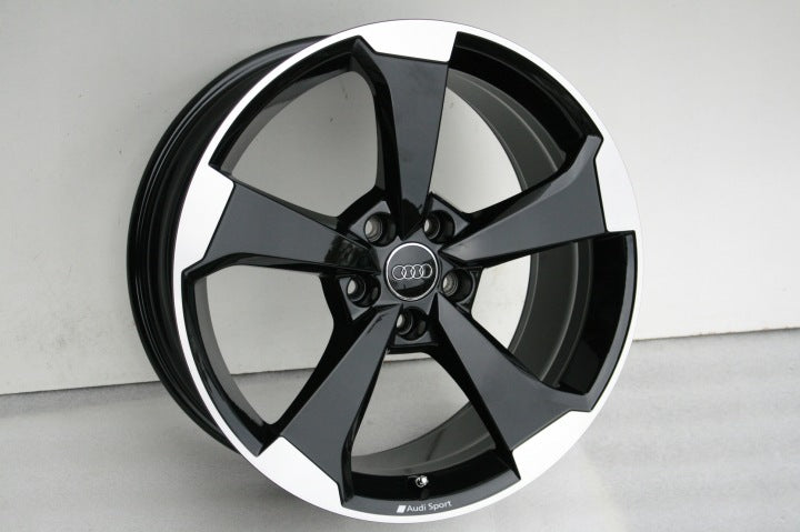 4x Alufelge 19 Zoll 8.5" 5x112 40ET Glanz Schwarz 8W0601025CG Audi A4 Allroad FEL4487512459iu