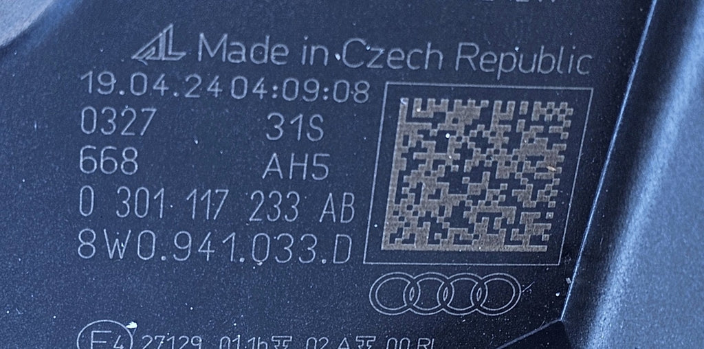 Frontscheinwerfer Audi A4 B9 8W0941033D LED Links Scheinwerfer Headlight