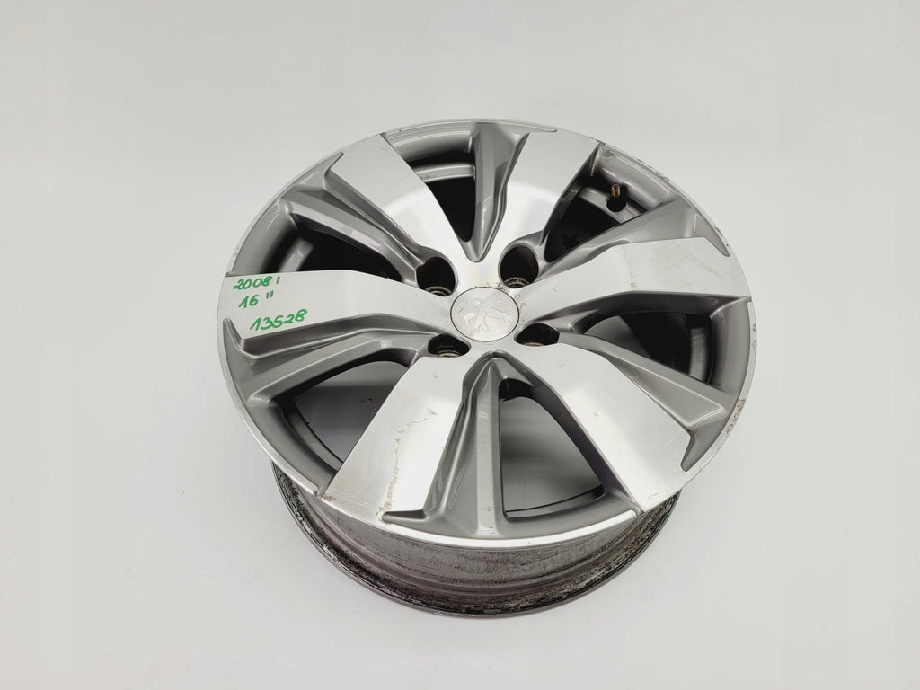 1x Alufelge 16 Zoll 6.5" 4x108 20ET Glanz Grau 9813557977 Peugeot 2008 I FEL8944166083wd