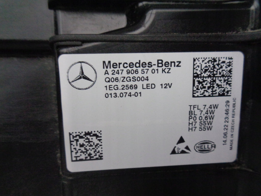 Frontscheinwerfer Mercedes-Benz W247 A2479065701KZ LED Links Headlight