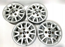 Load image into Gallery viewer, 4x Alufelge 15 Zoll 6.0&quot; 4x114.3 45ET Glanz Silber Nissan Primera P11 Almera