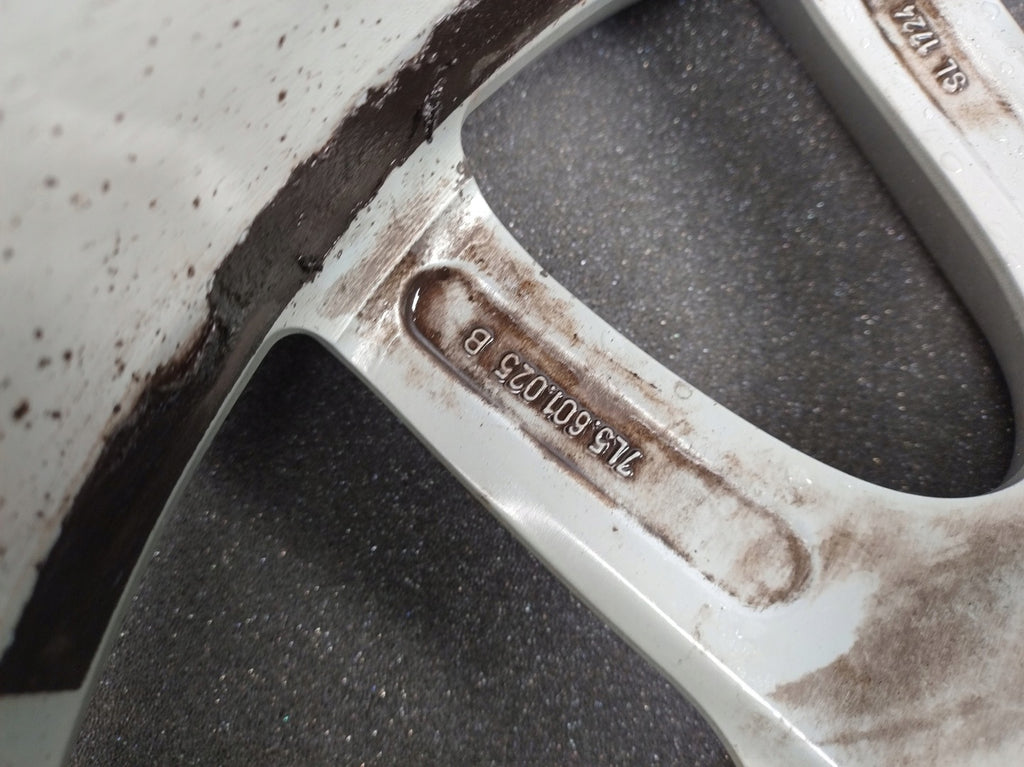 1x Alufelge 19 Zoll 9.0" 5x130 60ET Glanz Silber 7L5601025B Porsche Cayenne