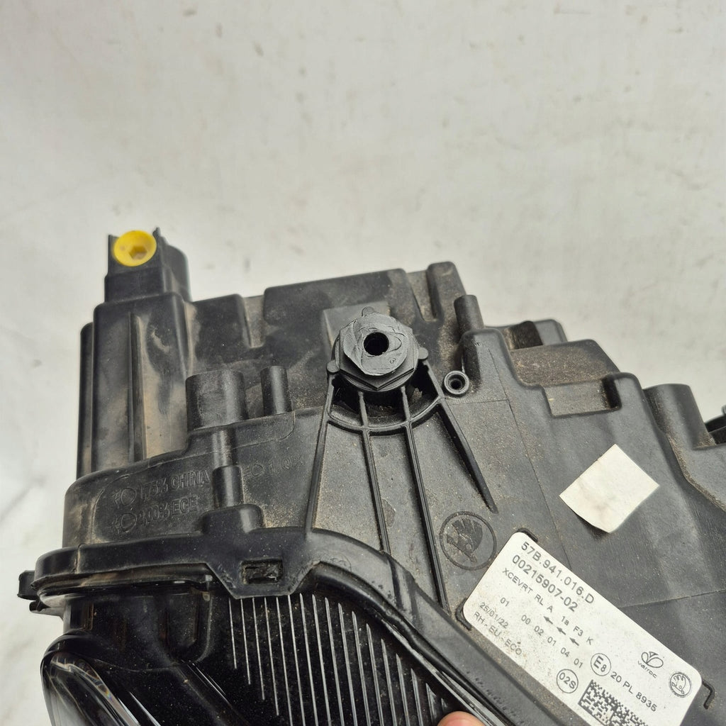 Frontscheinwerfer Skoda Karoq 57B941016D Rechts Scheinwerfer Headlight SCH8857917906di