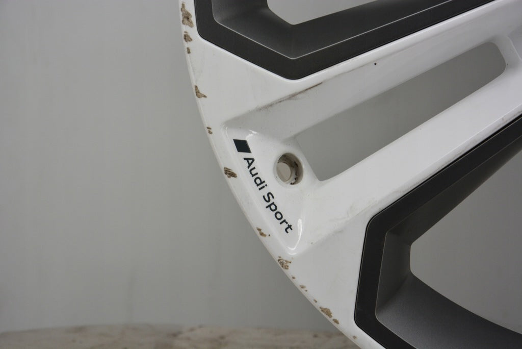 1x Alufelge 19 Zoll 8.0" 5x112 45ET Weiß 81A601025AF Audi Rim Wheel FEL9929503219ox