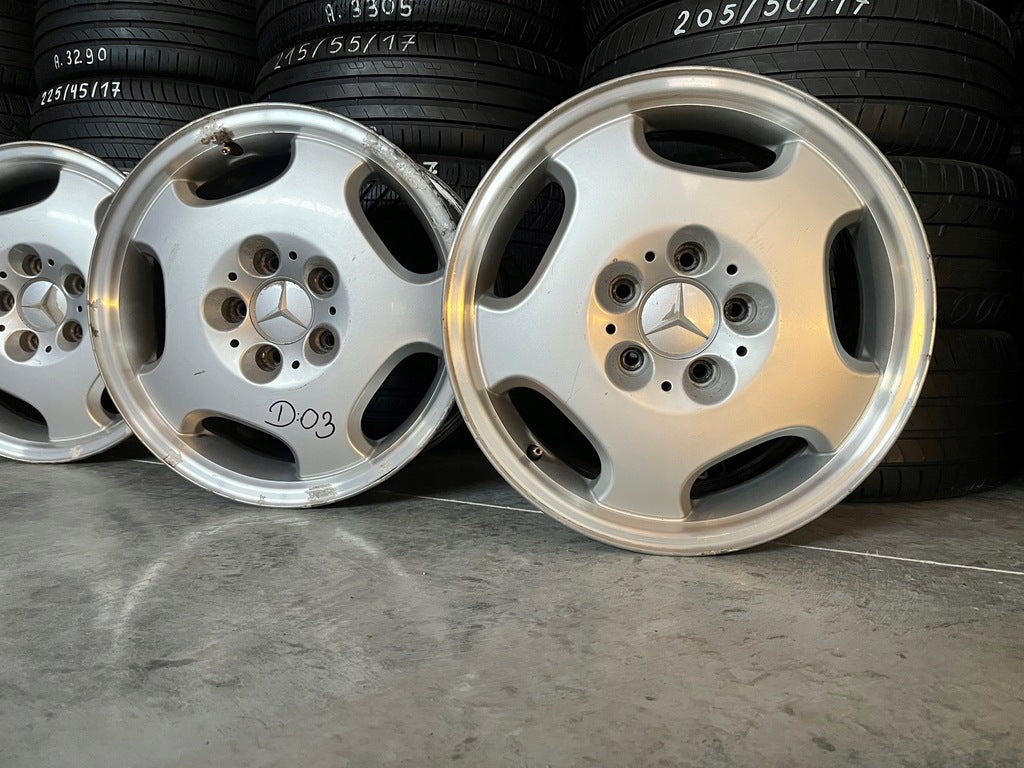 4x Alufelge 16 Zoll 7.5" 5x112 41ET A2104010402 Mercedes-Benz W124 W203 W210 FEL4136213333xt