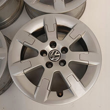 Load image into Gallery viewer, 4x Alufelge 15 Zoll 5.5" 5x100 38ET Glanz Silber 6R0601025E VW Polo Rim Wheel FEL1416389976ad
