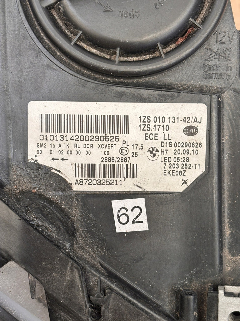 Frontscheinwerfer BMW F11 F10 7203252-11 Bi-Xenon Rechts Scheinwerfer Headlight SCH8391563272rj