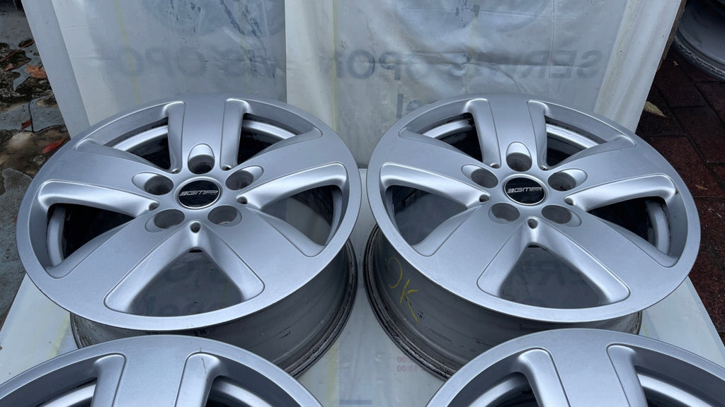 4x Alufelge 16 Zoll 7.0" 5x112 41ET Glanz Silber 6856029 Mini Rim Wheel FEL4302945312jr
