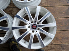 Laden Sie das Bild in den Galerie-Viewer, 4x Alufelge 17 Zoll 7.5" 5x112 35ET Glanz Weiß Audi A4 Rim Wheel FEL5817188272la