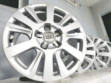 Load image into Gallery viewer, 4x Alufelge 16 Zoll 7.5&quot; 5x112 45ET Glanz Silber 4F0601025CA Audi C6 A4 B6 B7