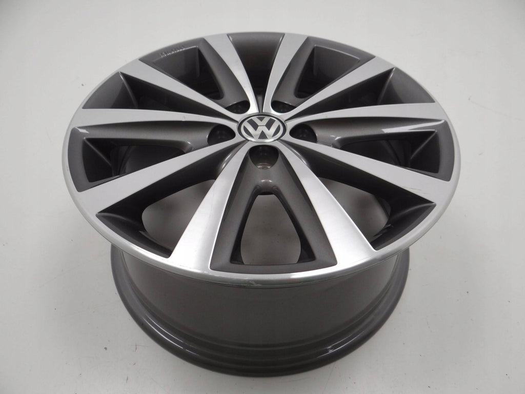 1x Alufelge 16 Zoll 7.0" 5x100 46ET Glanz Schwarz 6R0601025N Mg Polo 6r FEL5407071015pp