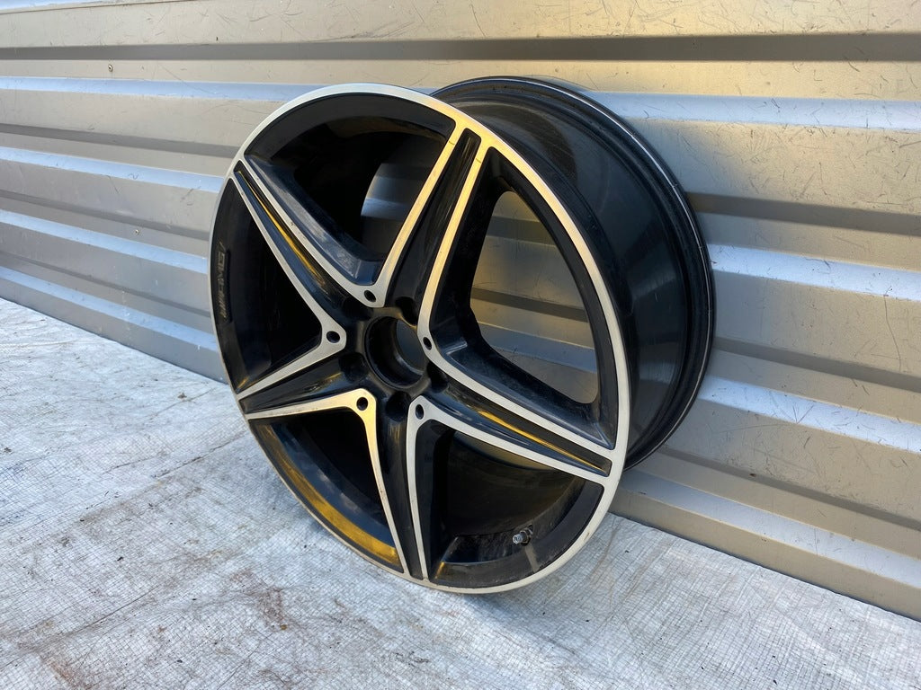 1x Alufelge 18 Zoll 8.0" 5x112 43ET Glanz A2134011800 Mercedes-Benz Rim Wheel FEL6292681587nv