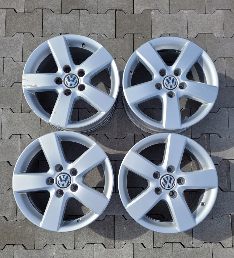 4x Alufelge 16 Zoll 6.5" 5x112 50ET 1T0601025M VW Touran Golf I Rim Wheel FEL6752757726ut