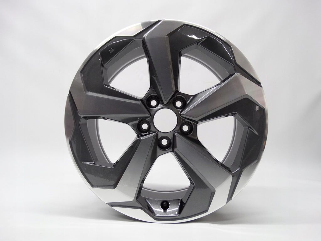 4x Alufelge 18 Zoll 7.5" 5x114.3 45ET Glanz Graphit Mg Qashqai III J12 Rim Wheel FEL6492252018od