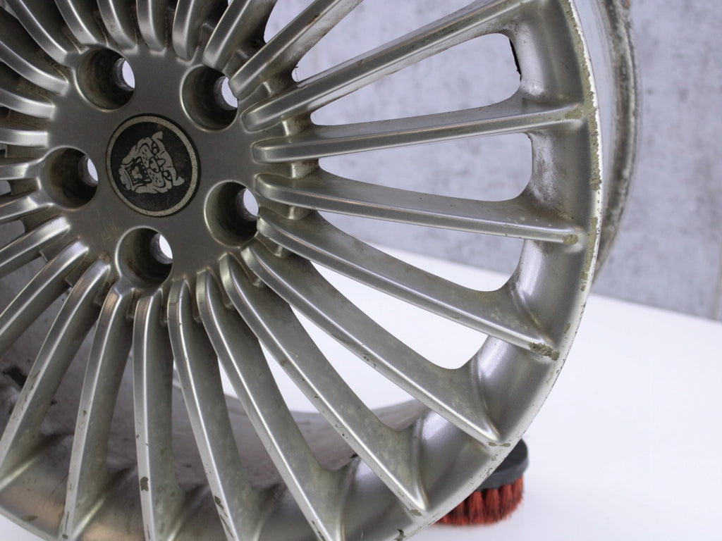 1x Alufelge 18 Zoll 8.0" 5x108 Glanz 4R83-1007-LA Jaguar S-Type Rim Wheel FEL1206830309ov