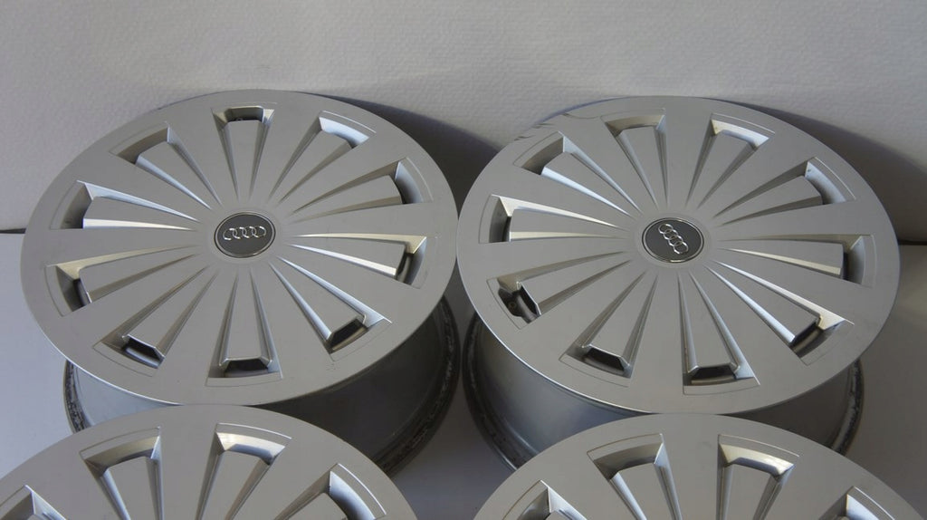 4x Alufelge 16 Zoll 7.0" 5x112 35ET Glanz Silber 8W0601025 Audi Rim Wheel