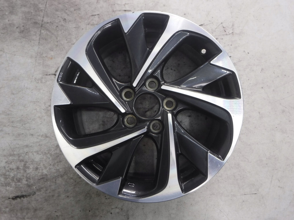 1x Alufelge 17 Zoll 7.0" 5x114.3 50ET Glanz Schwarz 42611-02L90 Toyota Corolla FEL2601738780fh