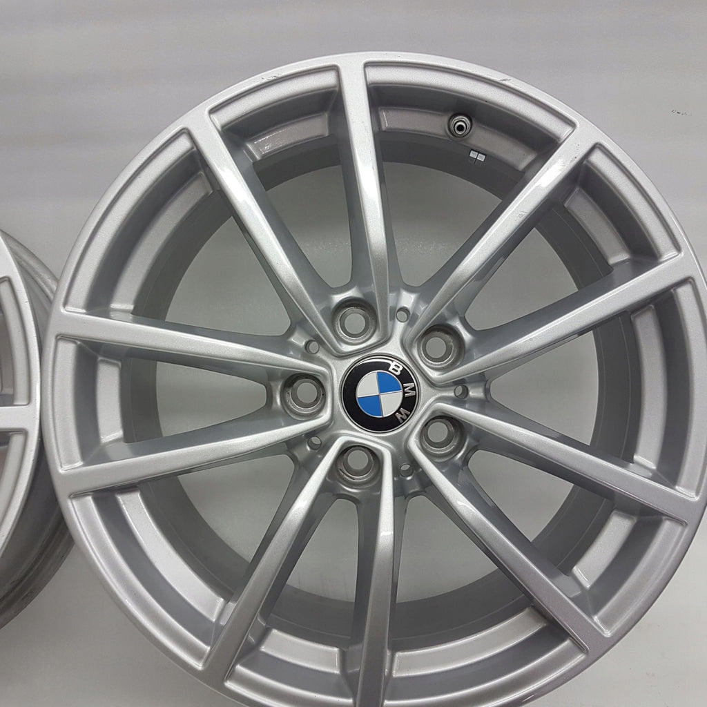 1x Alufelge 17 Zoll 7.5" 5x112 30ET Glanz Silber 6883520 BMW G20 Rim Wheel FEL5965705477oh