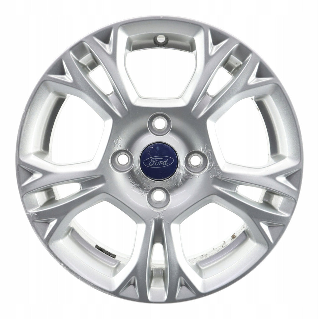 1x Alufelge 15 Zoll 6.0" 4x108 37 5ET Glanz Silber Ford B-Max Rim Wheel FEL6365593881ja