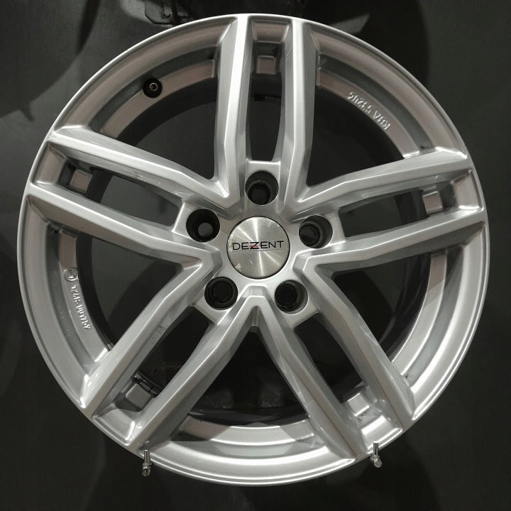 4x Alufelge 16 Zoll 6.5" 5x112 41ET Glanz KBA532060 Skoda Superb III Octavia FEL3900707154ub