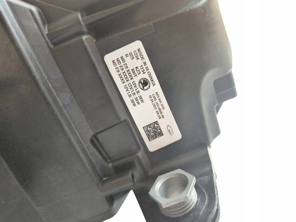 Frontscheinwerfer Skoda Scala 655941016 Rechts Scheinwerfer Headlight SCH8088785234cp
