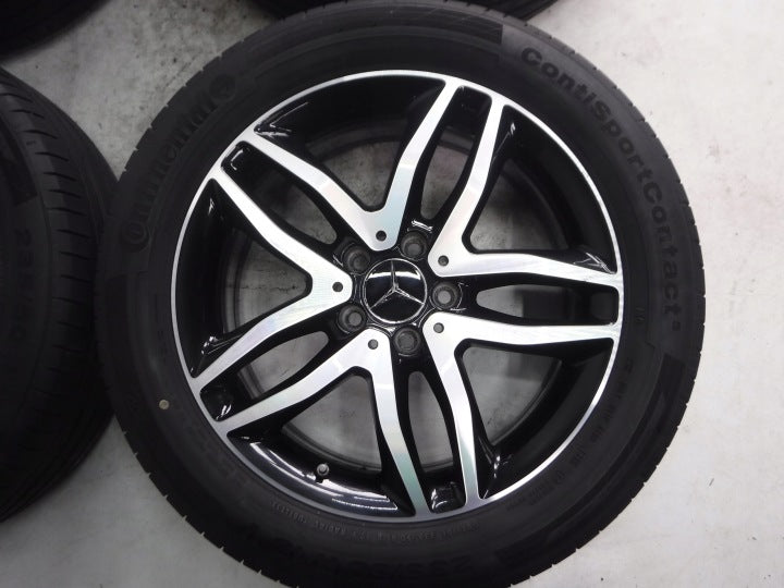 4x Alufelge 18 Zoll 7.0" 5x112 46ET Glanz Schwarz A1564010100 Mercedes-Benz X156 FEL1557335002nz