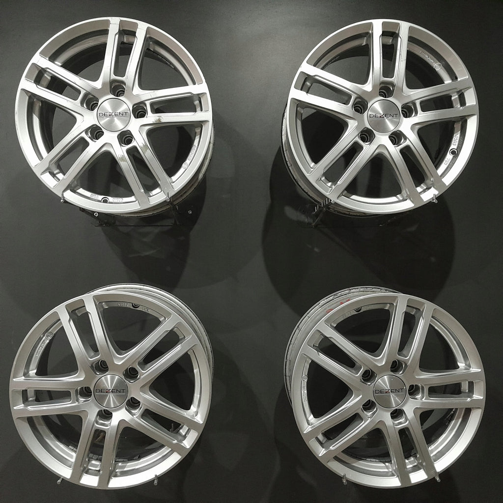4x Alufelge 16 Zoll 6.5" 5x112 44ET Silber KBA51750 Seat Leon Golf VII Ii FEL6025466853fx