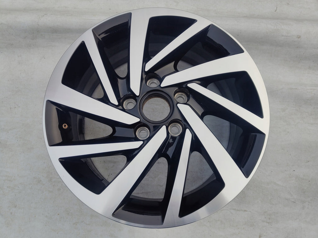 1x Alufelge 16 Zoll 6.0" 5x112 50ET Glanz Schwarz 2K5601025R VW Caddy Iv FEL5752018854nt