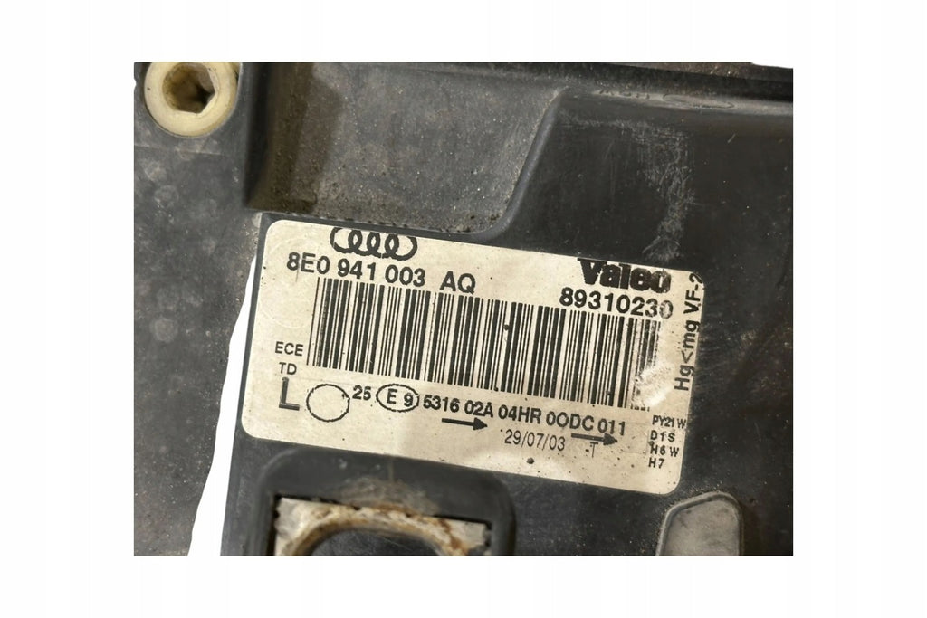 Frontscheinwerfer Audi A4 8E0941003AQ 8E0941029Q Links Scheinwerfer Headlight SCH6074004453wf