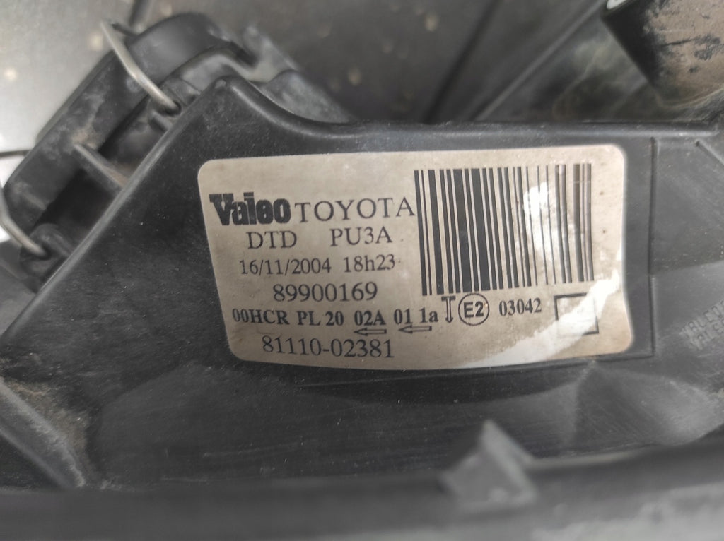 Frontscheinwerfer Toyota 89900170 89900169 8111002381 Rechts oder Links