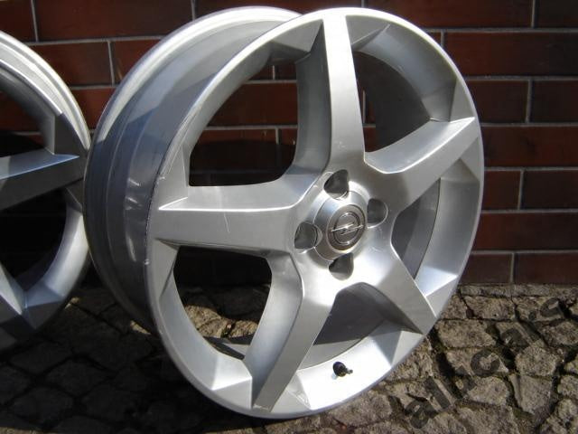 1x Alufelge 17 Zoll 6.5" 4x100 41ET Glanz Silber 13189913 Opel Tigra Rim Wheel