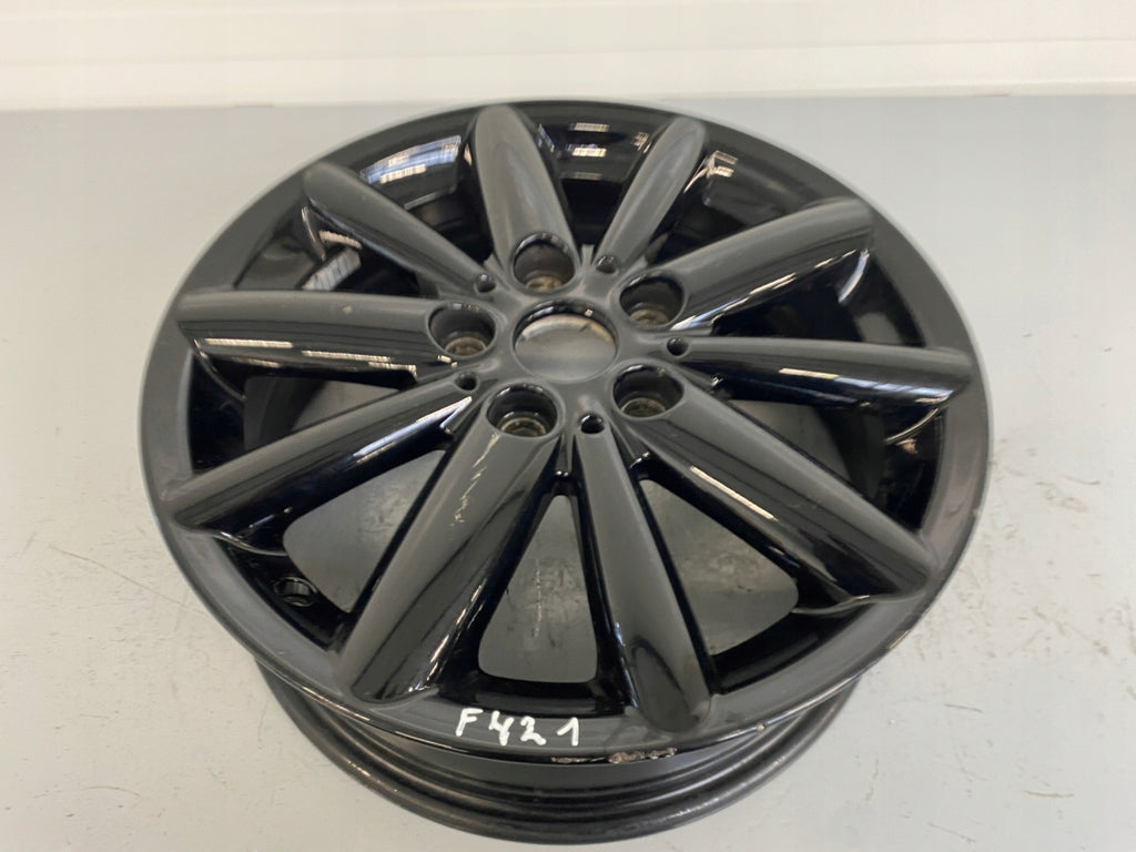 1x Alufelge 16 Zoll 5.5" 5x112 46ET Glanz Schwarz 6866674 Mini F57 F56 F55 FEL1354164620ur