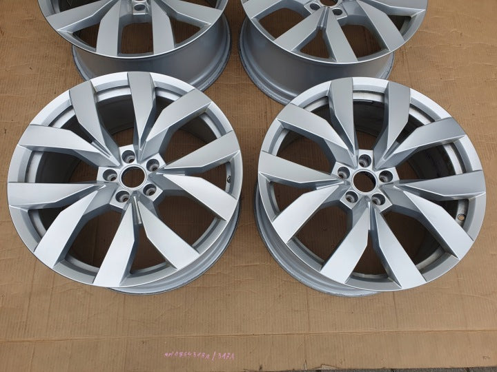 4x Alufelge 20 Zoll 9.0" 5x112 33ET Glanz Silber 760601025 VW Touareg Rim Wheel FEL3885024077dh