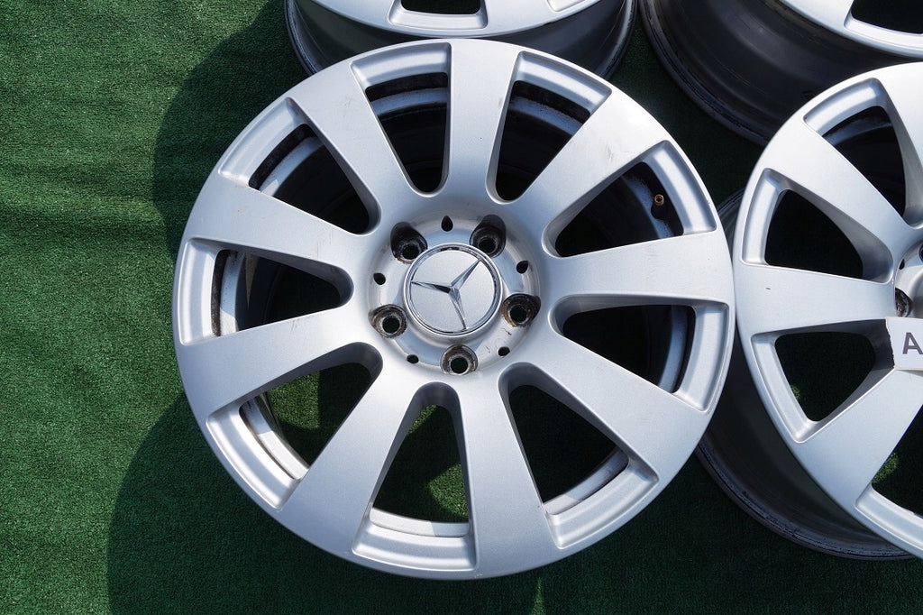 4x Alufelge 16 Zoll 7.5" 5x112 45 5ET Glanz Silber 2124010102 Mercedes-Benz W212 FEL3897147177ne